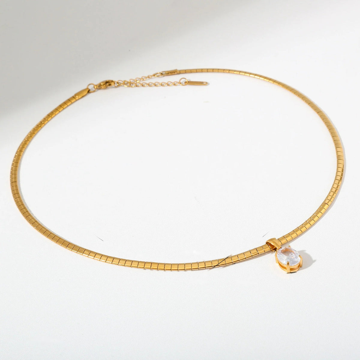 Zirkonia Hanger Ketting