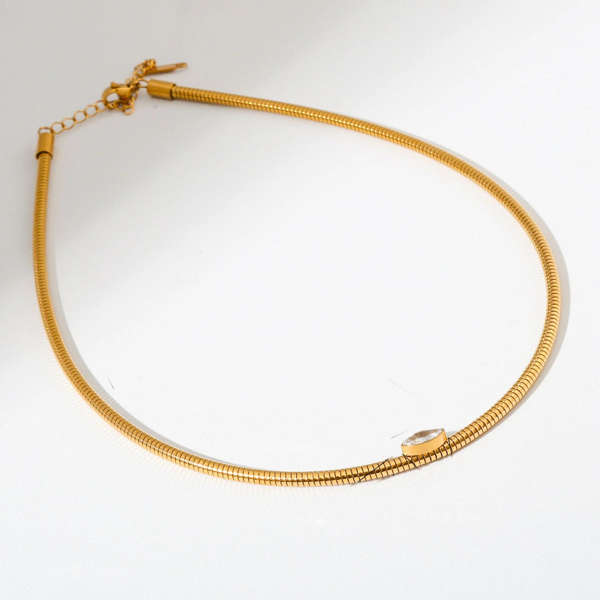 Zirkonia Hanger Ketting