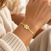 Pulsera Trébol de Corazones