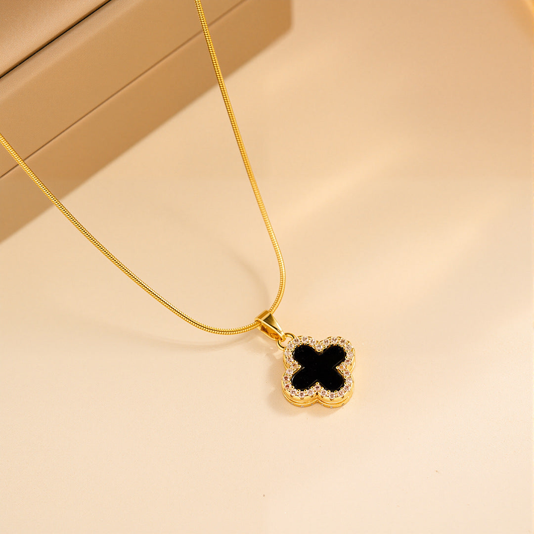 Dubbelzijdige Klaver Ketting