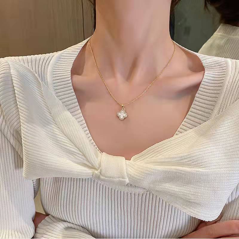 Dubbelzijdige Klaver Ketting