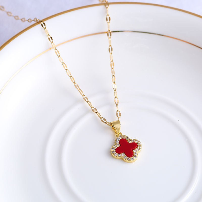 Dubbelzijdige Klaver Ketting