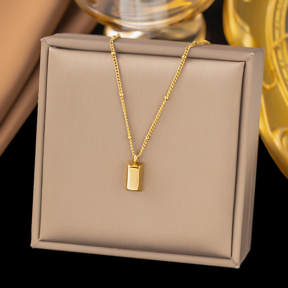 Glanzend Staafje Ketting