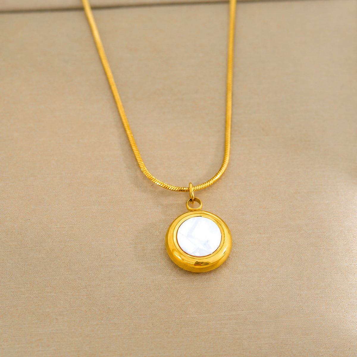 Hanger Ketting met Parel of Hart – Parel rond