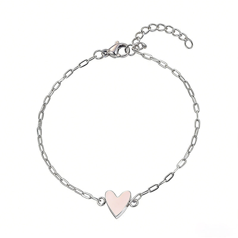 Hart Armband – Dicht hart / Zilver