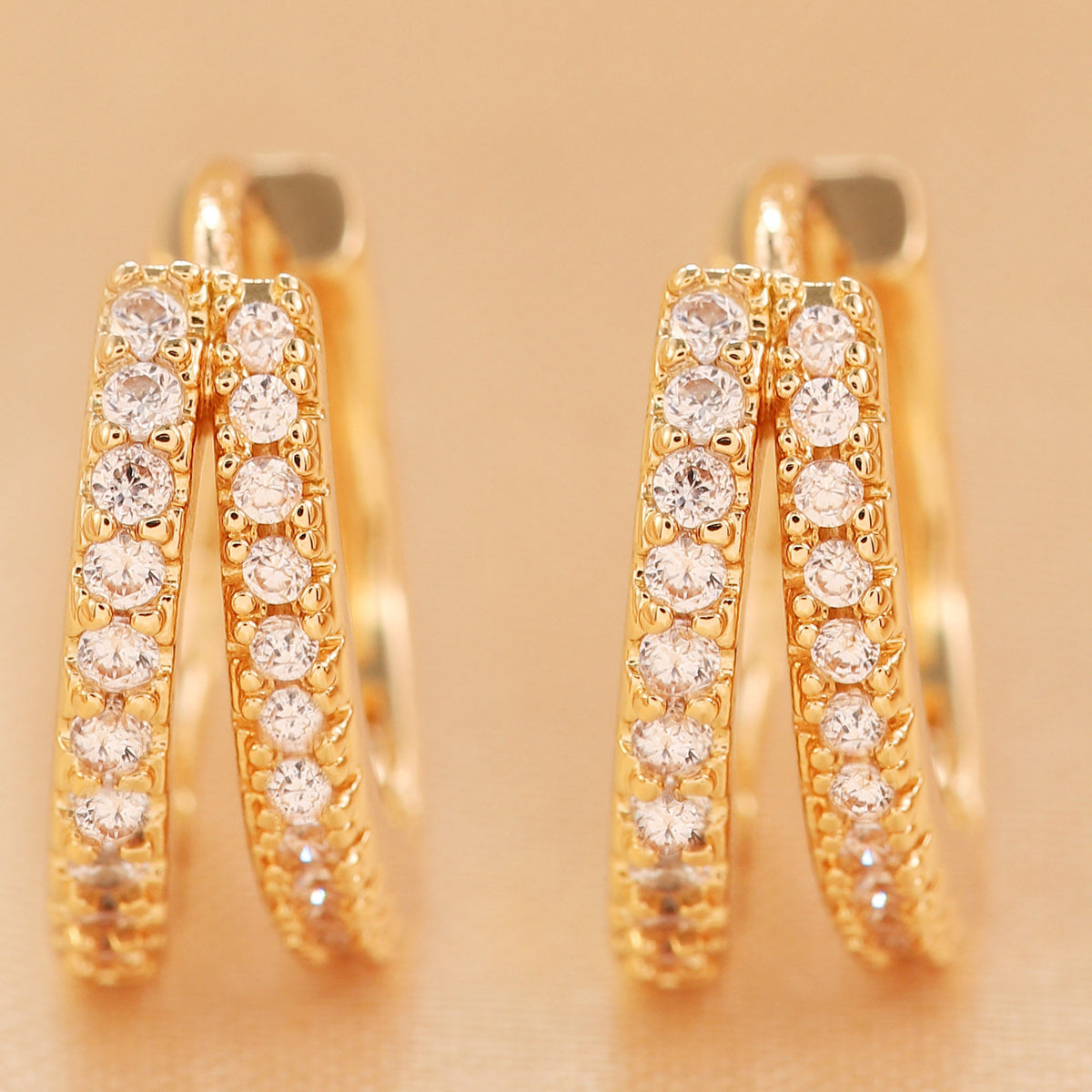 Kleurrijke Zirkonia Hoops