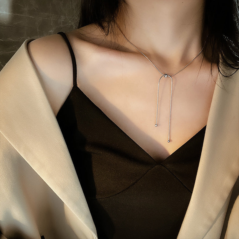 Verstelbare Schuifketting – Ketting / Zilver