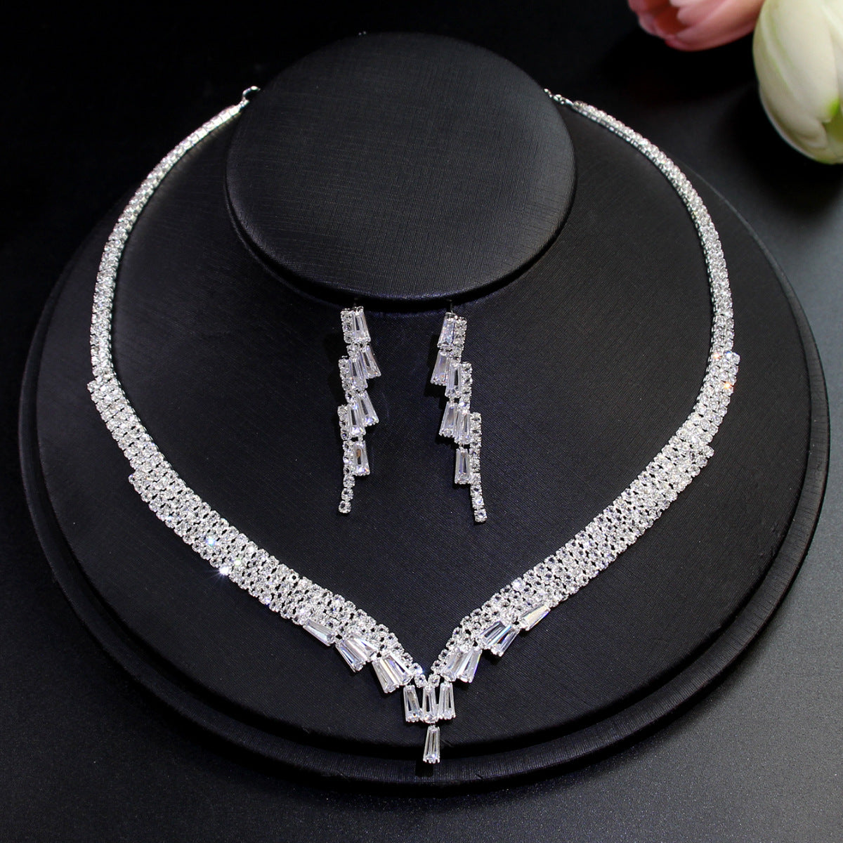 Zirkonia Bruidssieraden Set