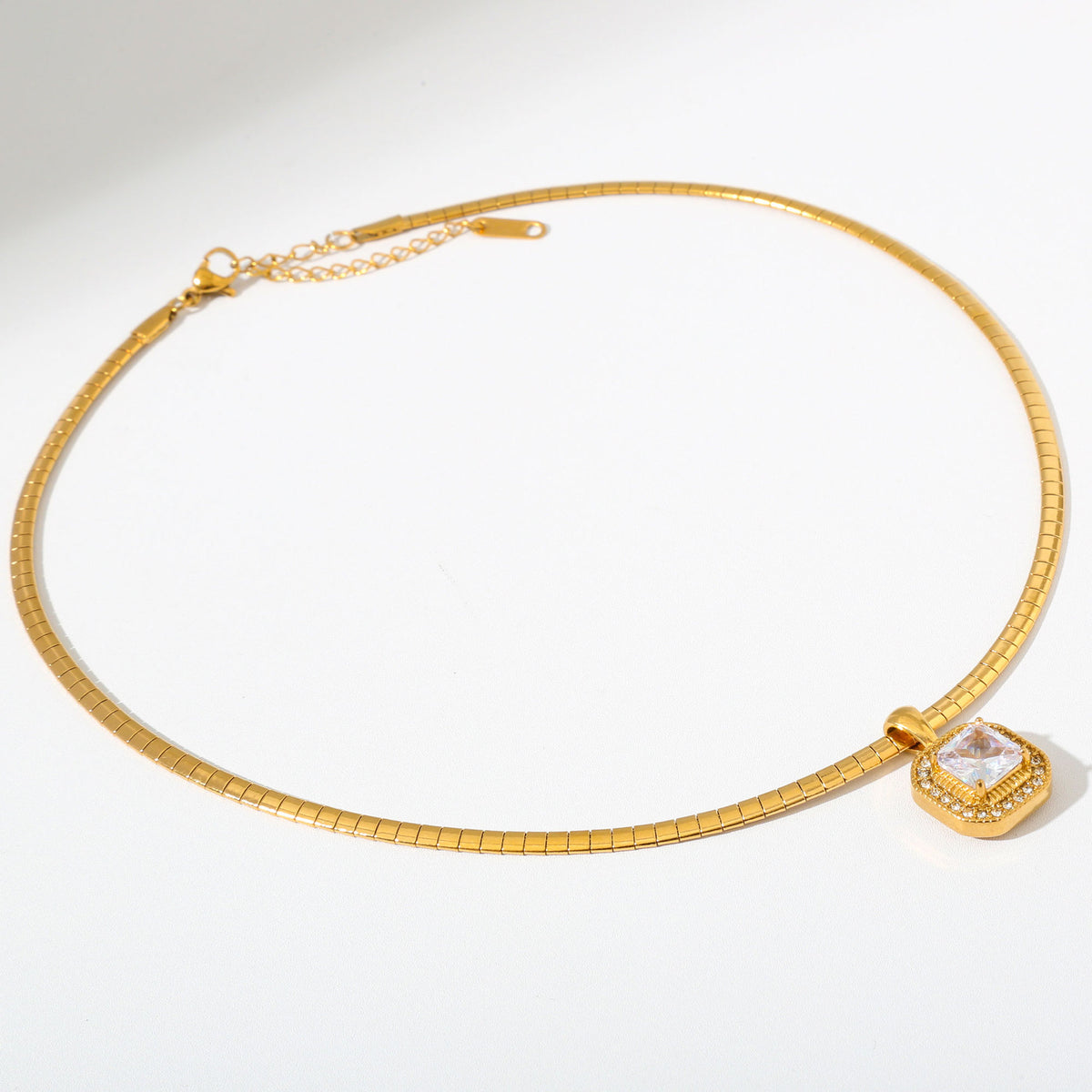 Zirkonia Hanger Ketting
