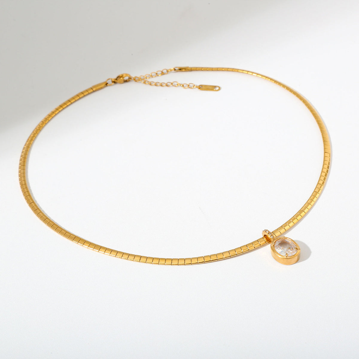 Zirkonia Hanger Ketting