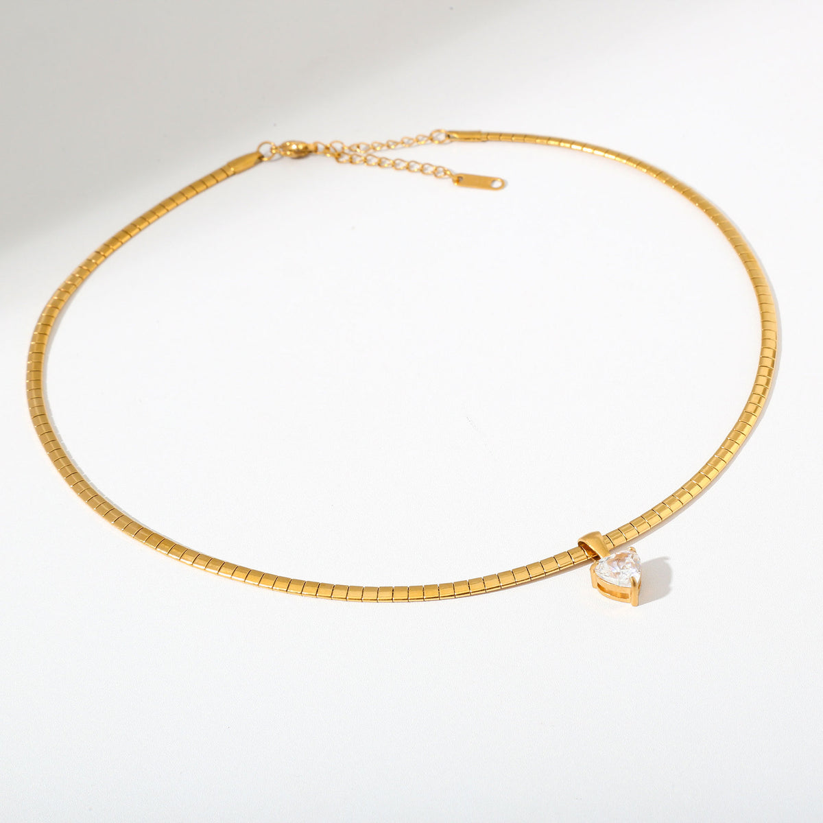 Zirkonia Hanger Ketting