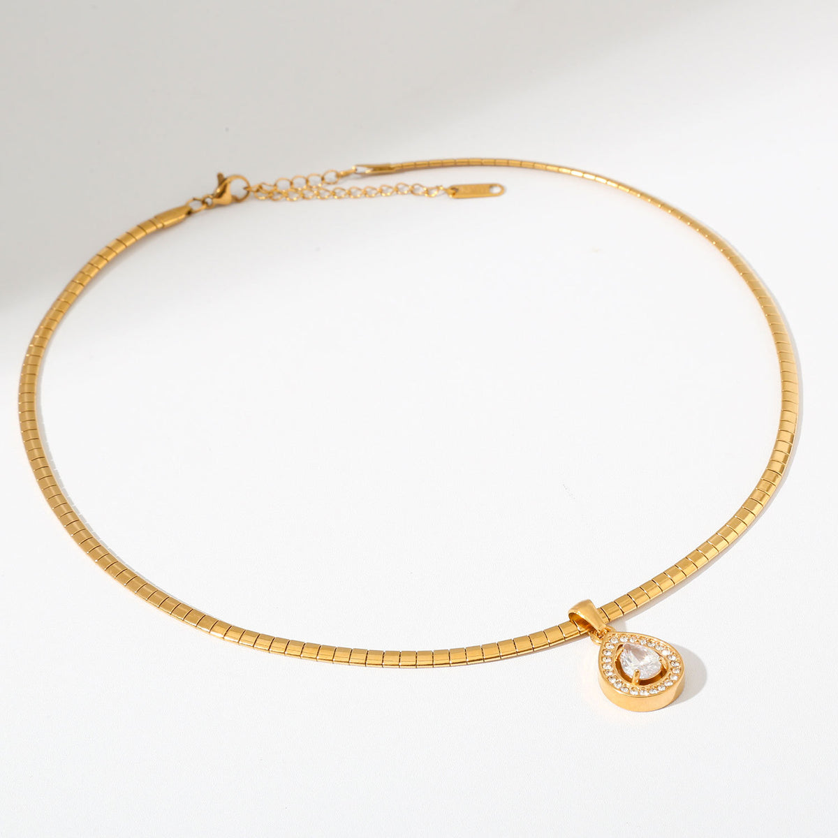 Zirkonia Hanger Ketting