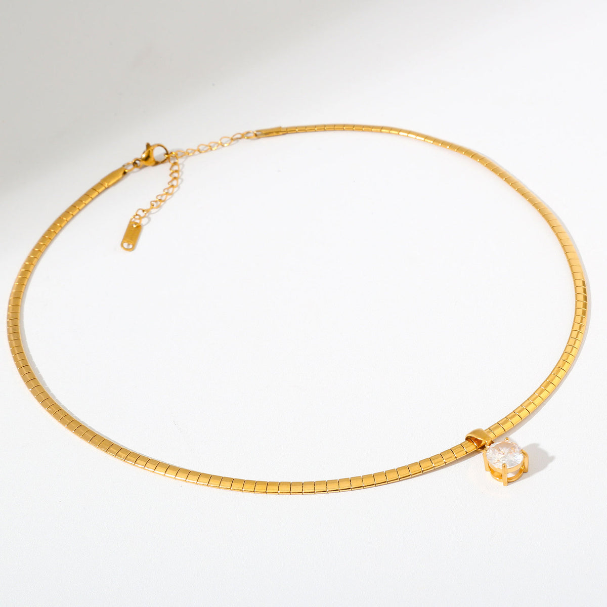 Zirkonia Hanger Ketting