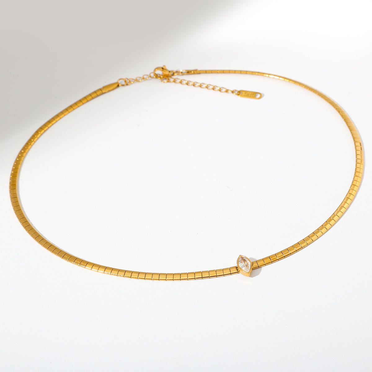 Zirkonia Hanger Ketting