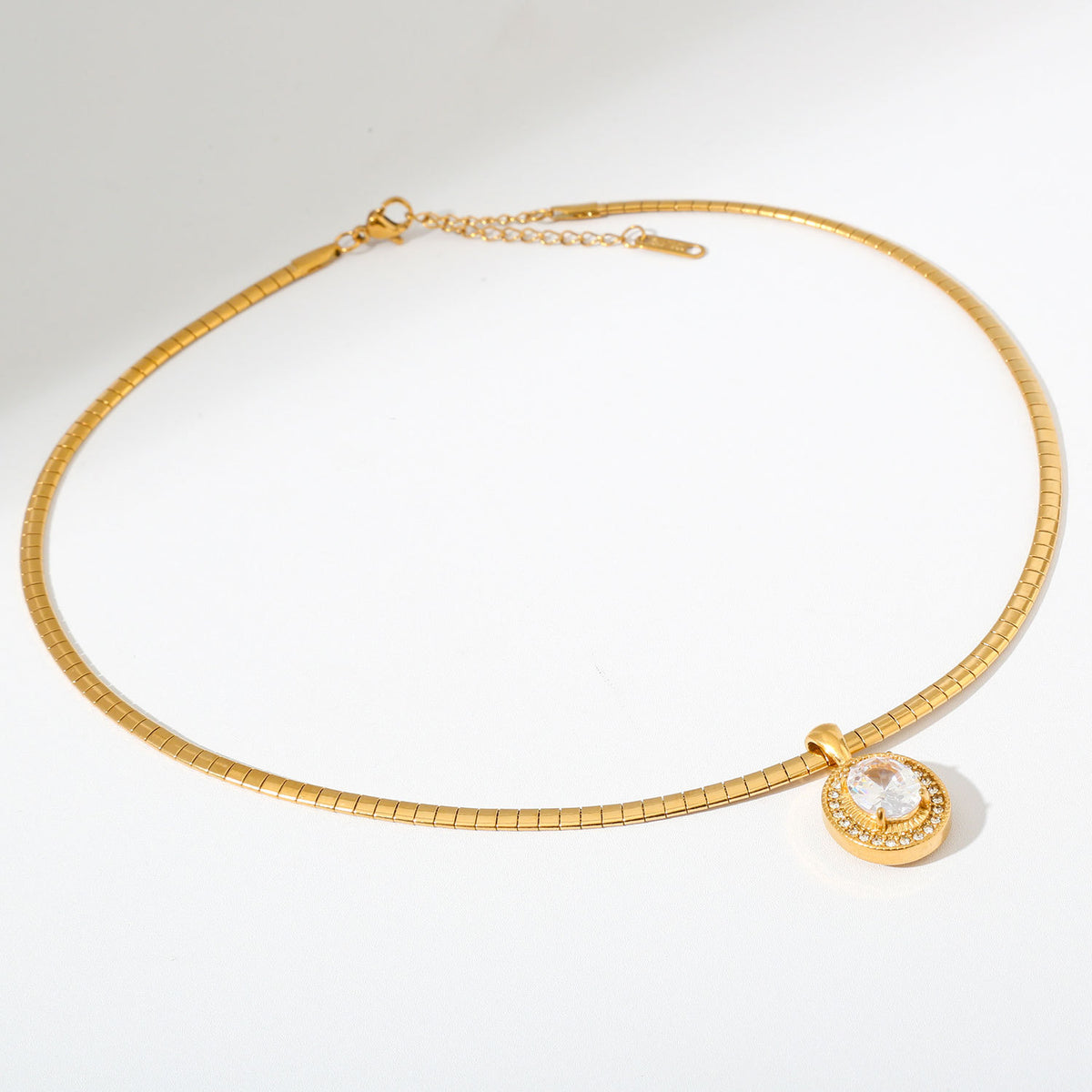 Zirkonia Hanger Ketting