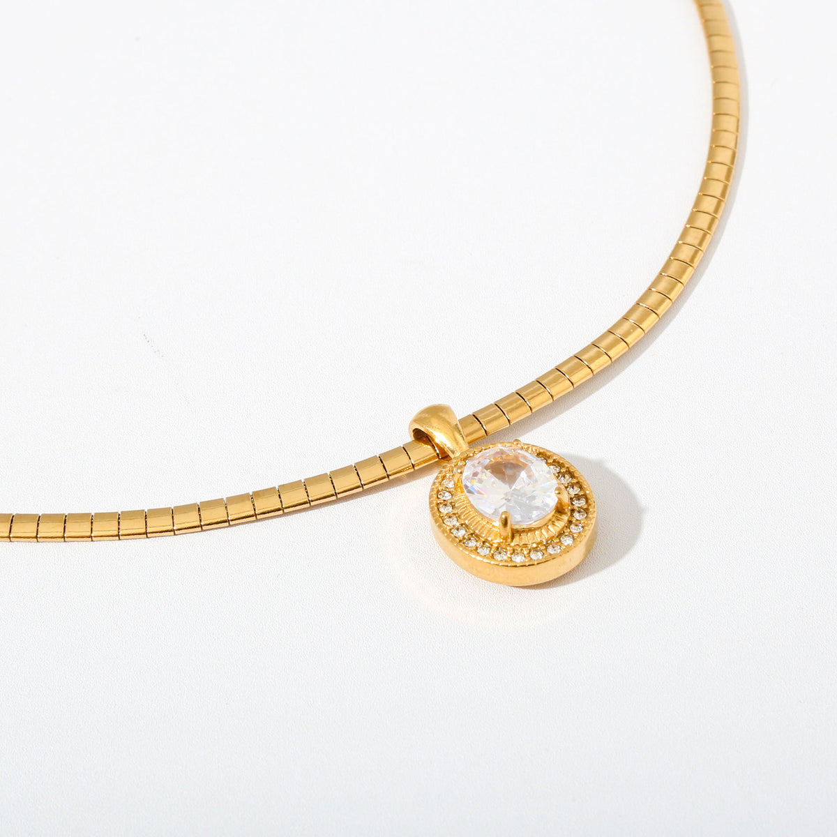 Zirkonia Hanger Ketting