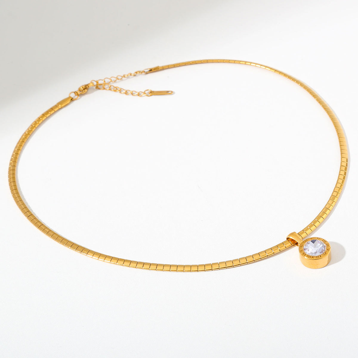 Zirkonia Hanger Ketting