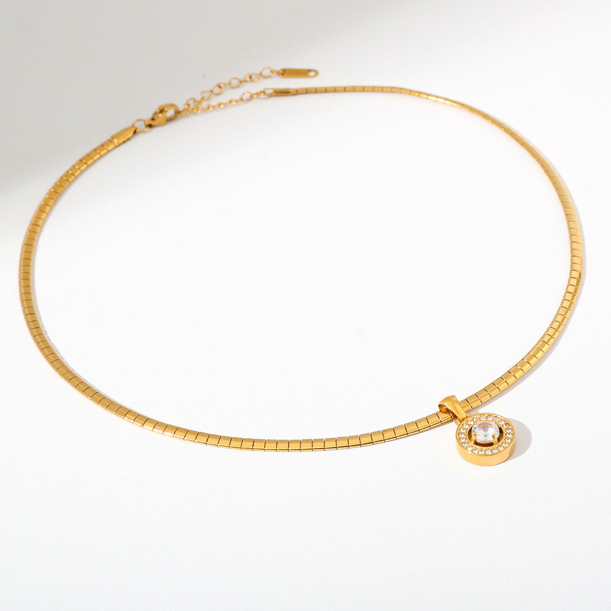 Zirkonia Hanger Ketting