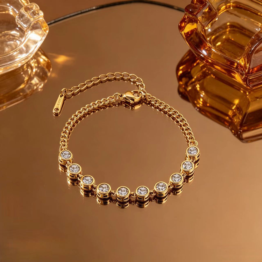 Zirkonia Rij Armband